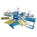 Spe-154/10 4 Colors 10 Stations Cheap T Shirt Screen Printing Machine Printer